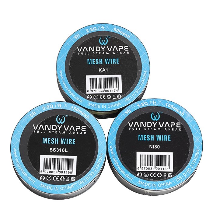 vandy vape mesh wire spools 5 feet